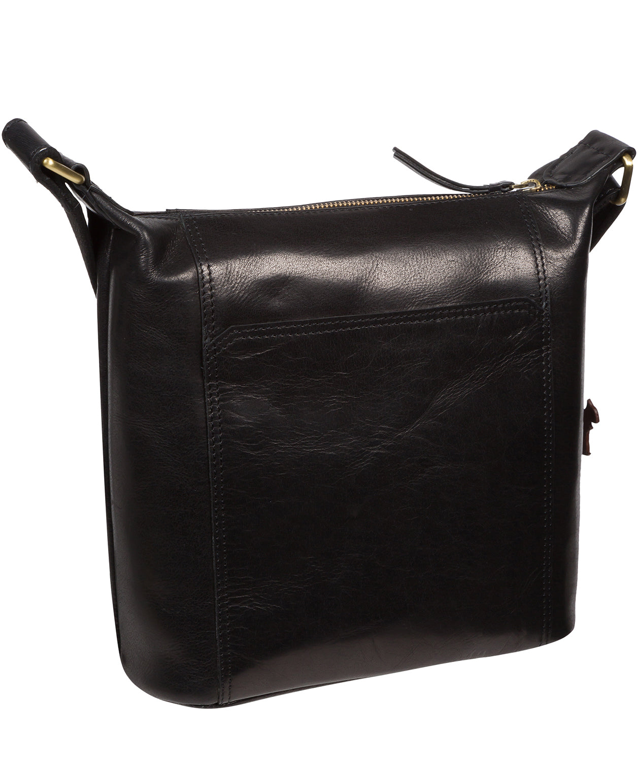 Conkca London Originals Collection #product-type#: 'Yasmin' Black Leather Cross Body Bag
