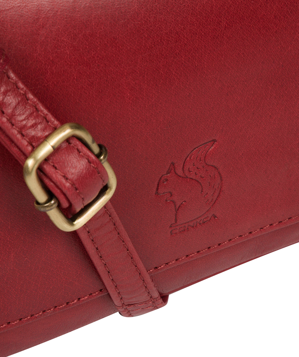 'Marta' Chilli Pepper Leather Cross Body Bag image 6