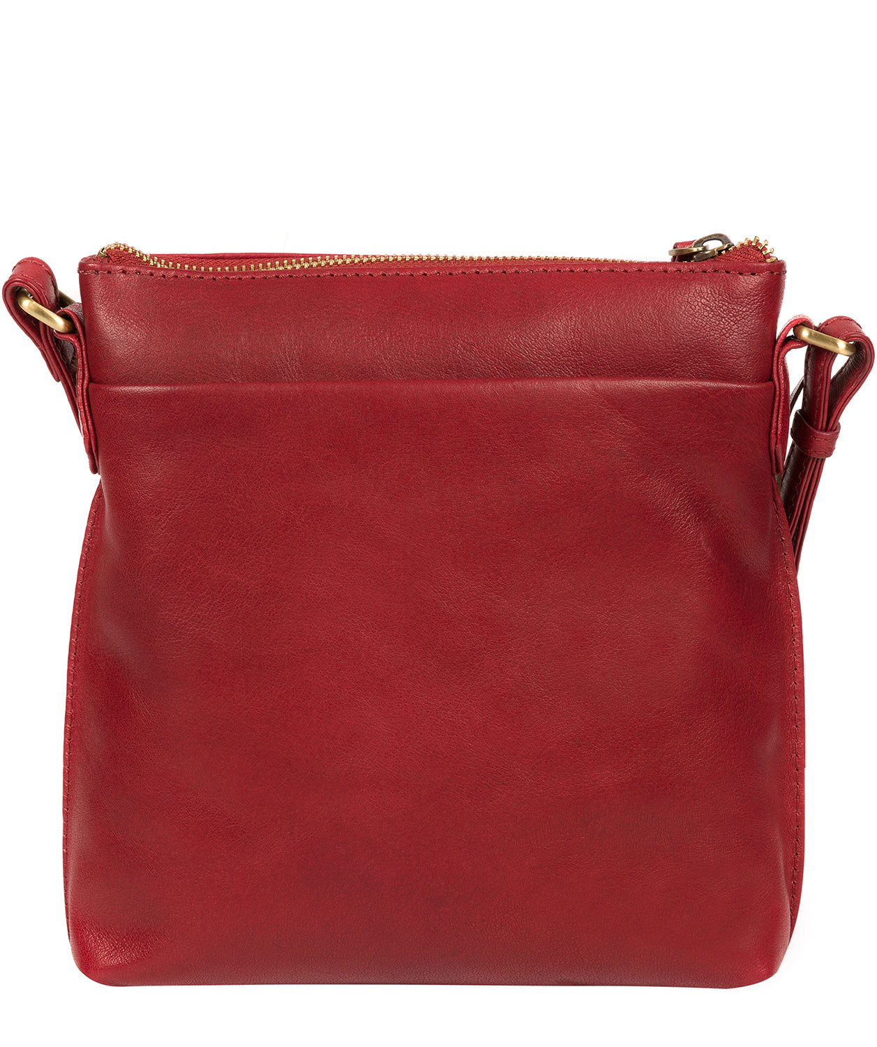 'Nikita' Chilli Pepper Leather Cross Body Bag image 3