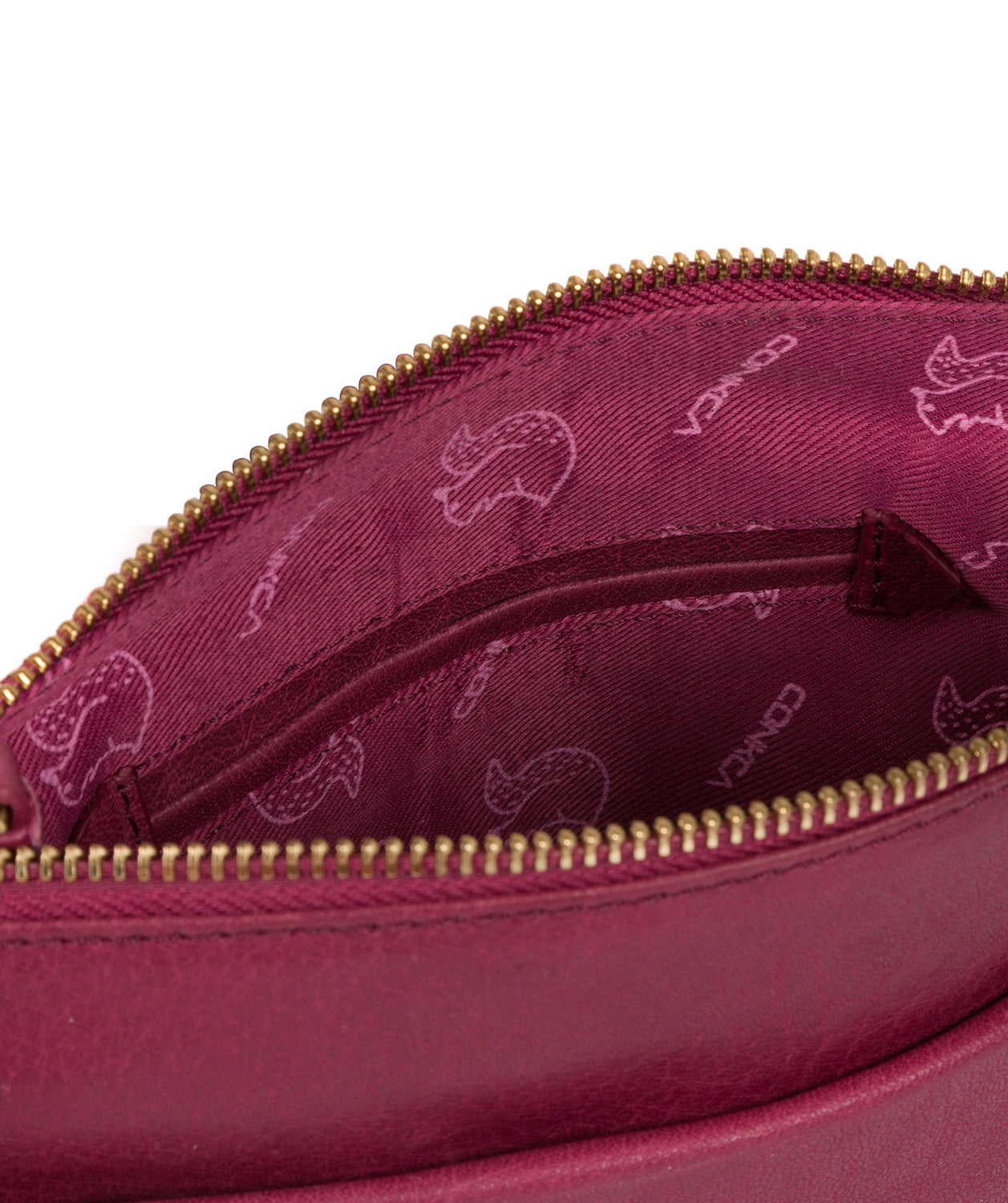 'Nikita' Orchid Leather Cross Body Bag Pure Luxuries London