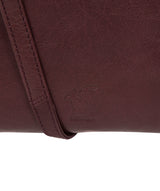 'Nikita' Plum Leather Cross Body Bag image 6