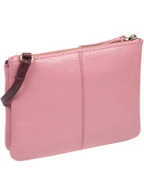'Tillie' Blush Pink & Plum Leather Cross Body Bag