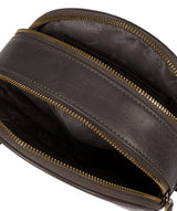'Rolla' Slate Leather Cross Body Bag Pure Luxuries London