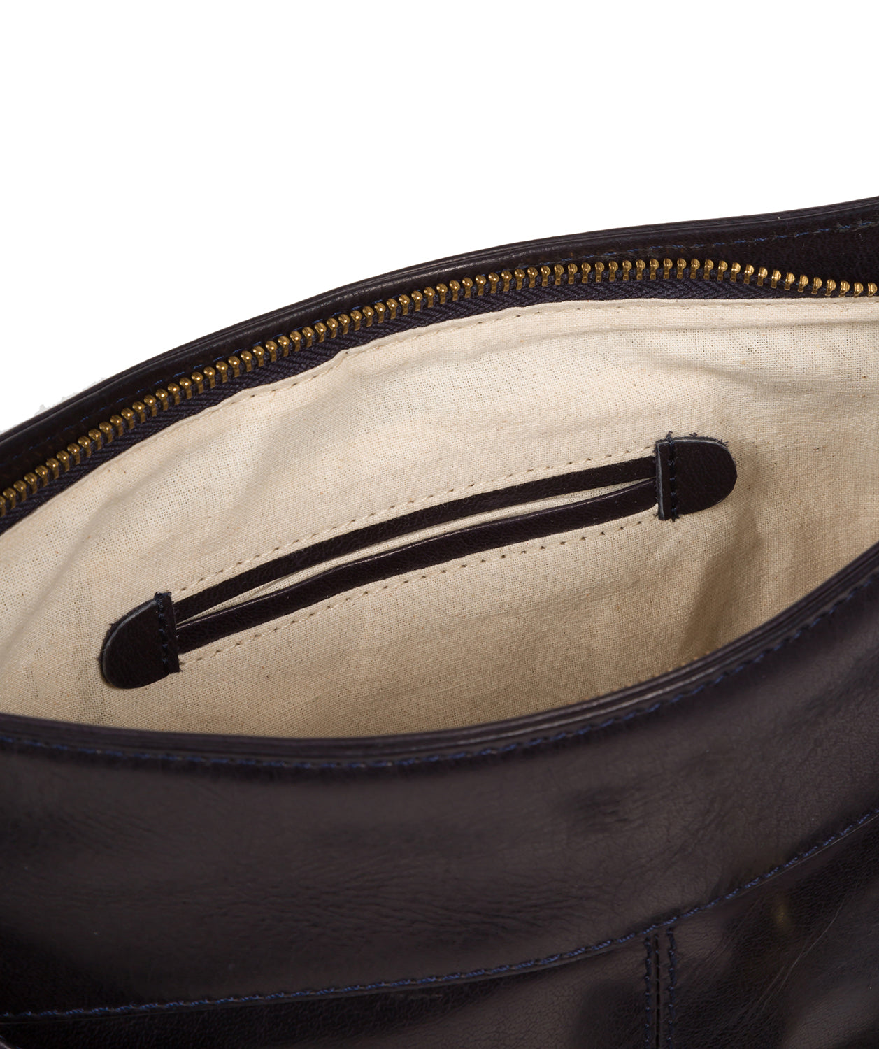 'Bon' Navy Leather Cross Body Bag