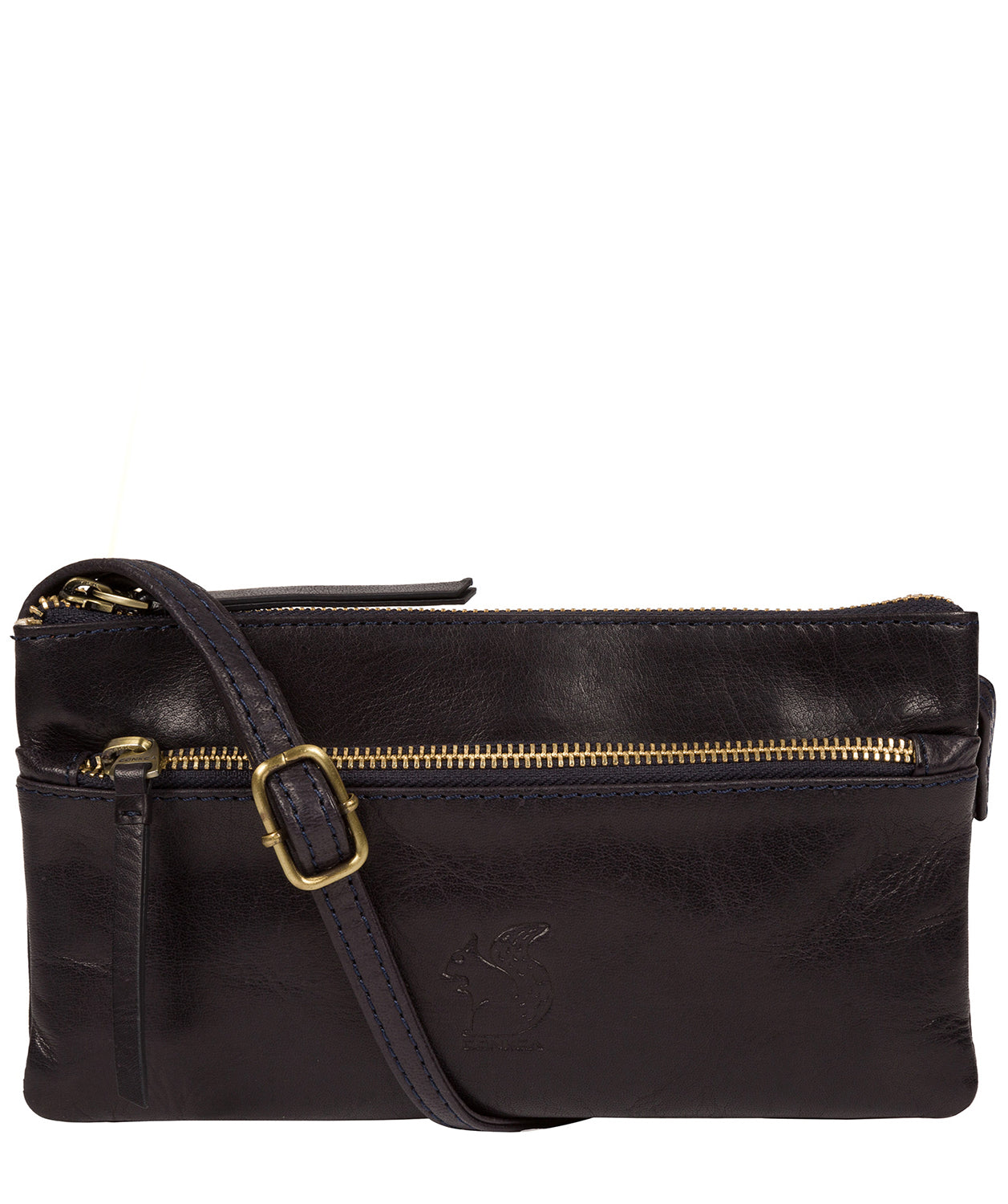 'Carrilo' Navy Leather Cross Body Bag image 1