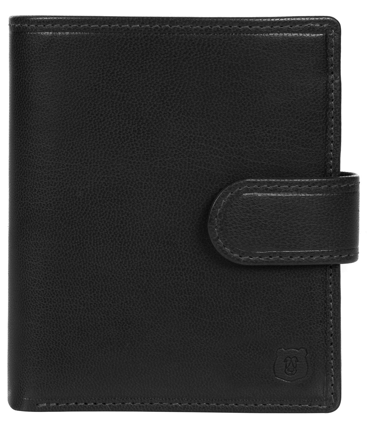 'Bartram' Black Leather Bi-Fold Wallet image 1