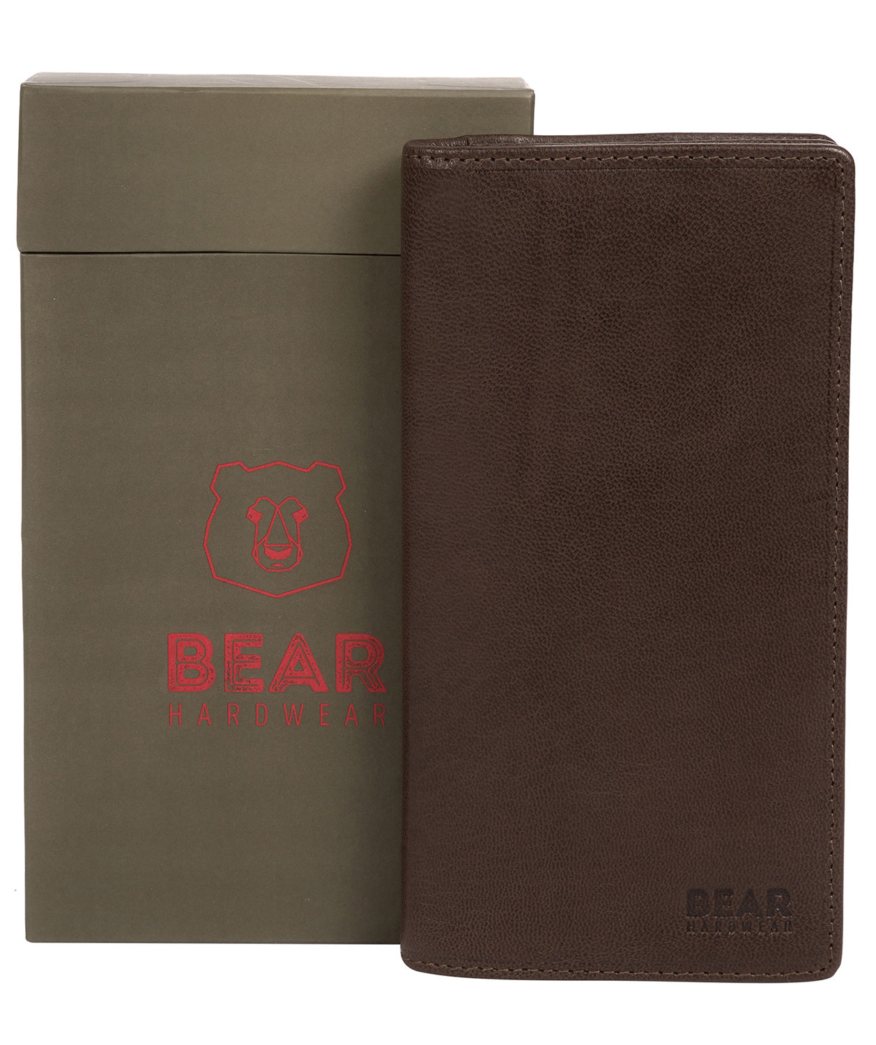 'Volund' Dark Brown Leather Breast Pocket Wallet Pure Luxuries London