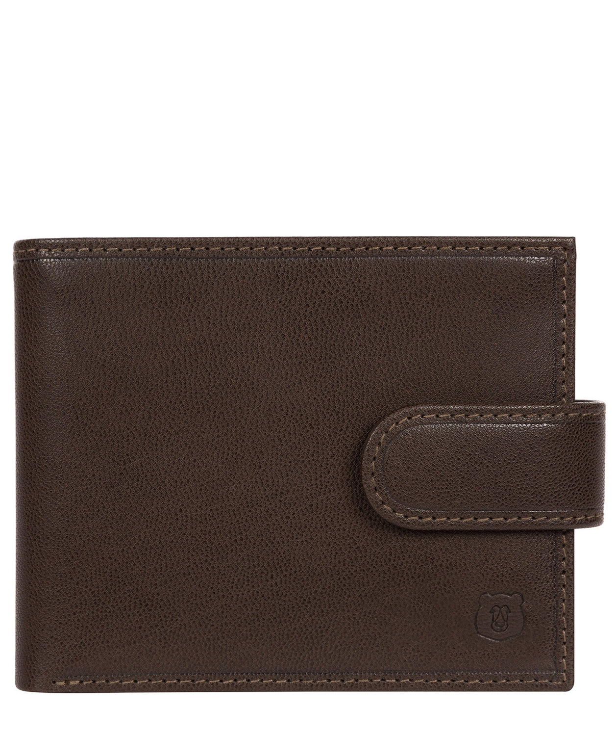 'Sigurd' Dark Brown Leather Bi-Fold Wallet Pure Luxuries London