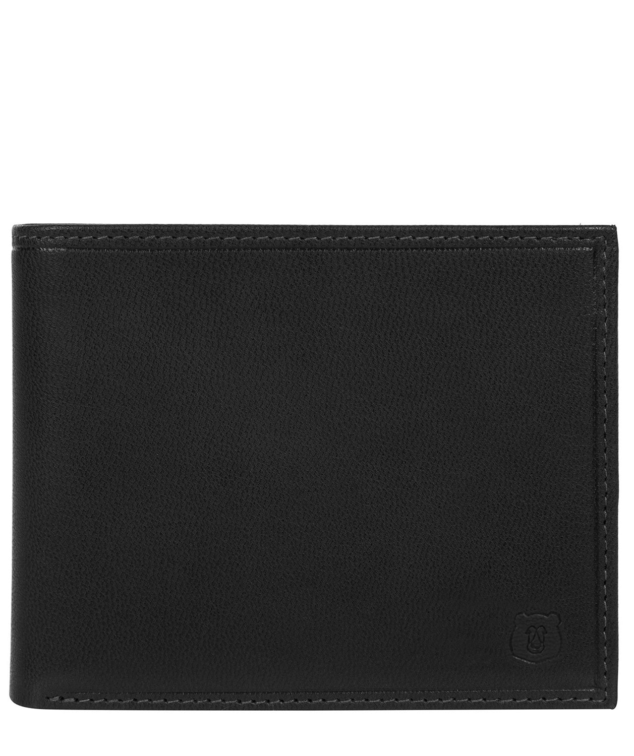 'Njord' Black Leather Bi-Fold Wallet image 1