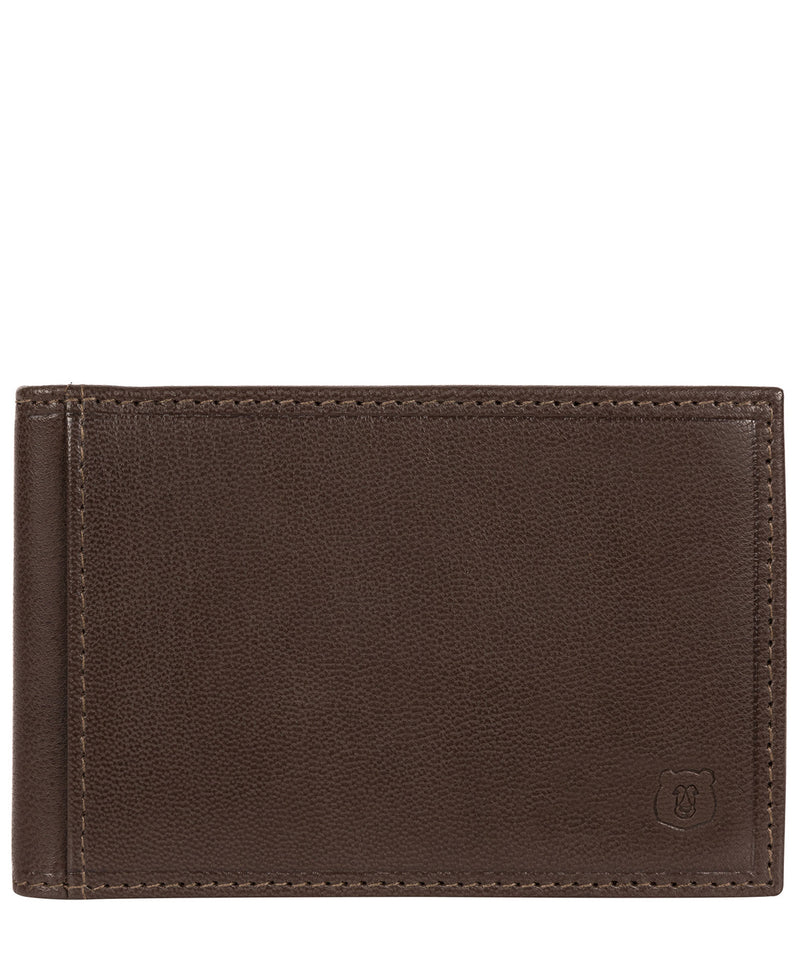 'Heidrun' Dark Brown Leather Bi-Fold Card Holder image 1