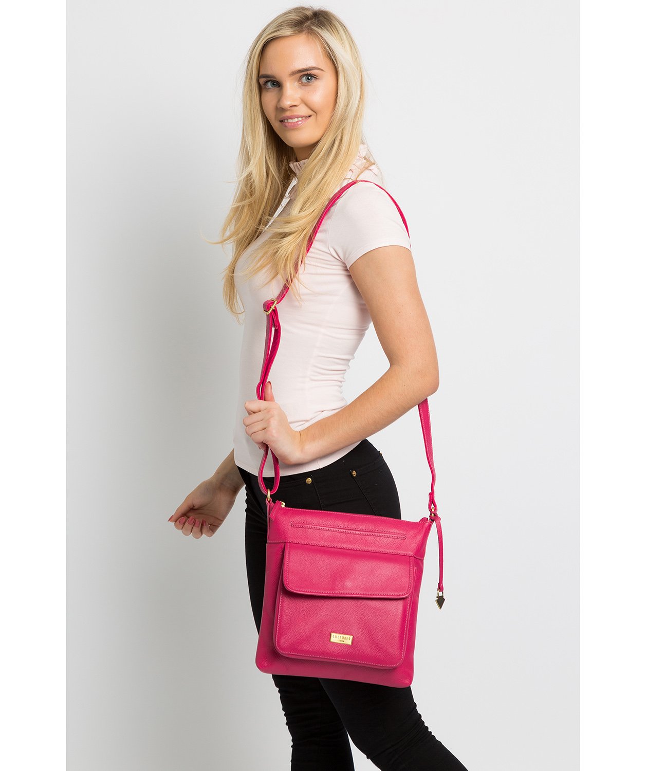'Elva' Cabaret Leather Cross Body Bag image 2