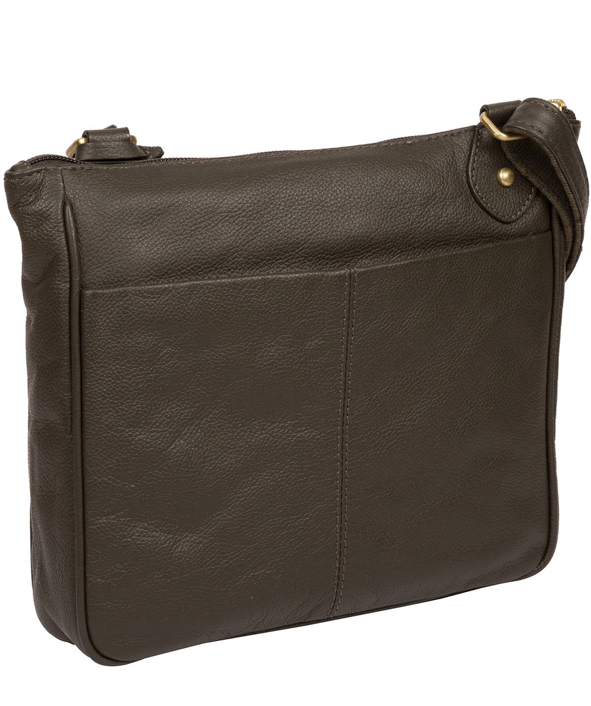 'Aria' Olive Leather Cross Body Bag image 3