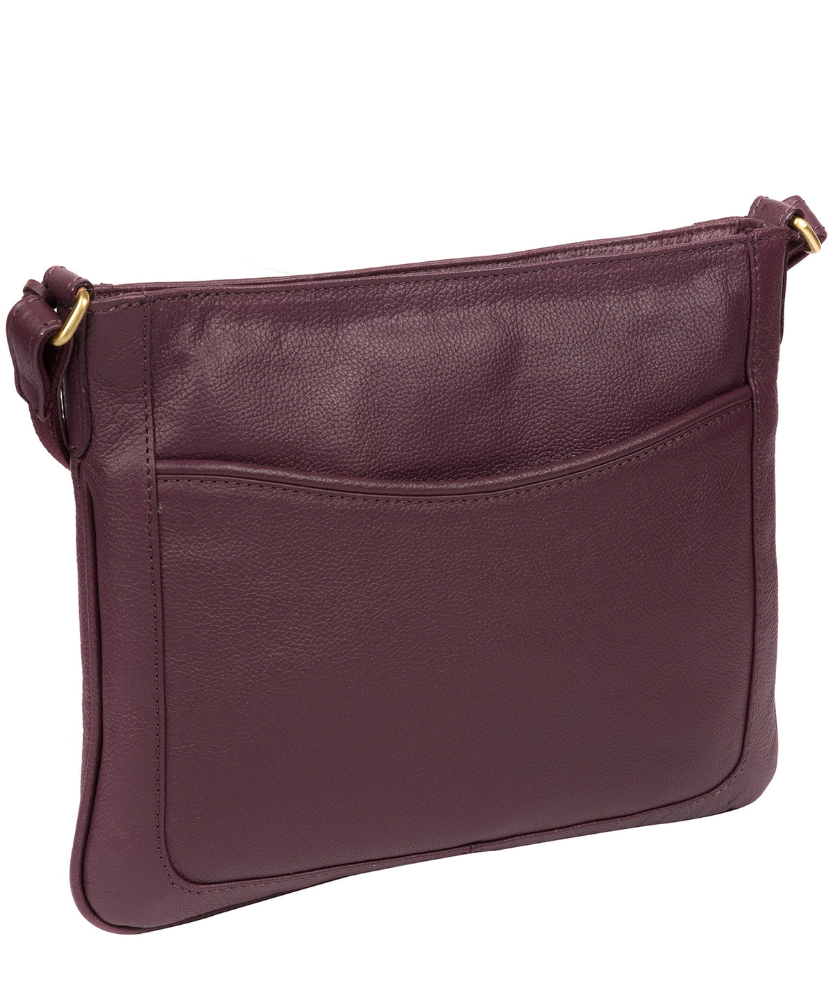 'Mireya' Fig Leather Cross Body Bag image 3