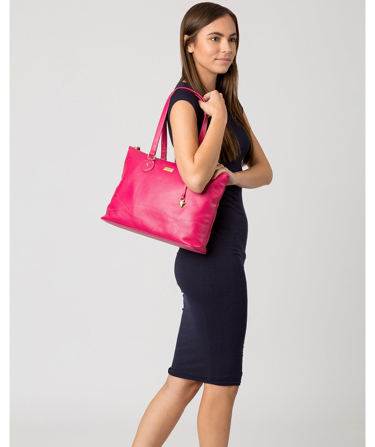 'Idelle' Cabaret Leather Tote Bag image 2