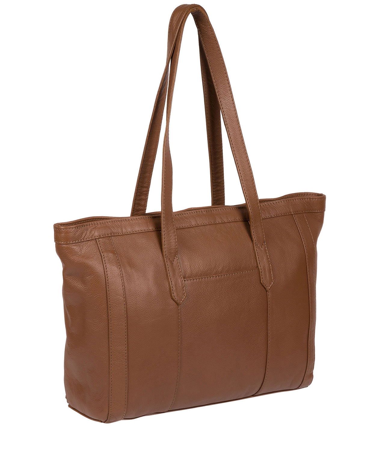 'Farah' Tan Leather Tote Bag Pure Luxuries London