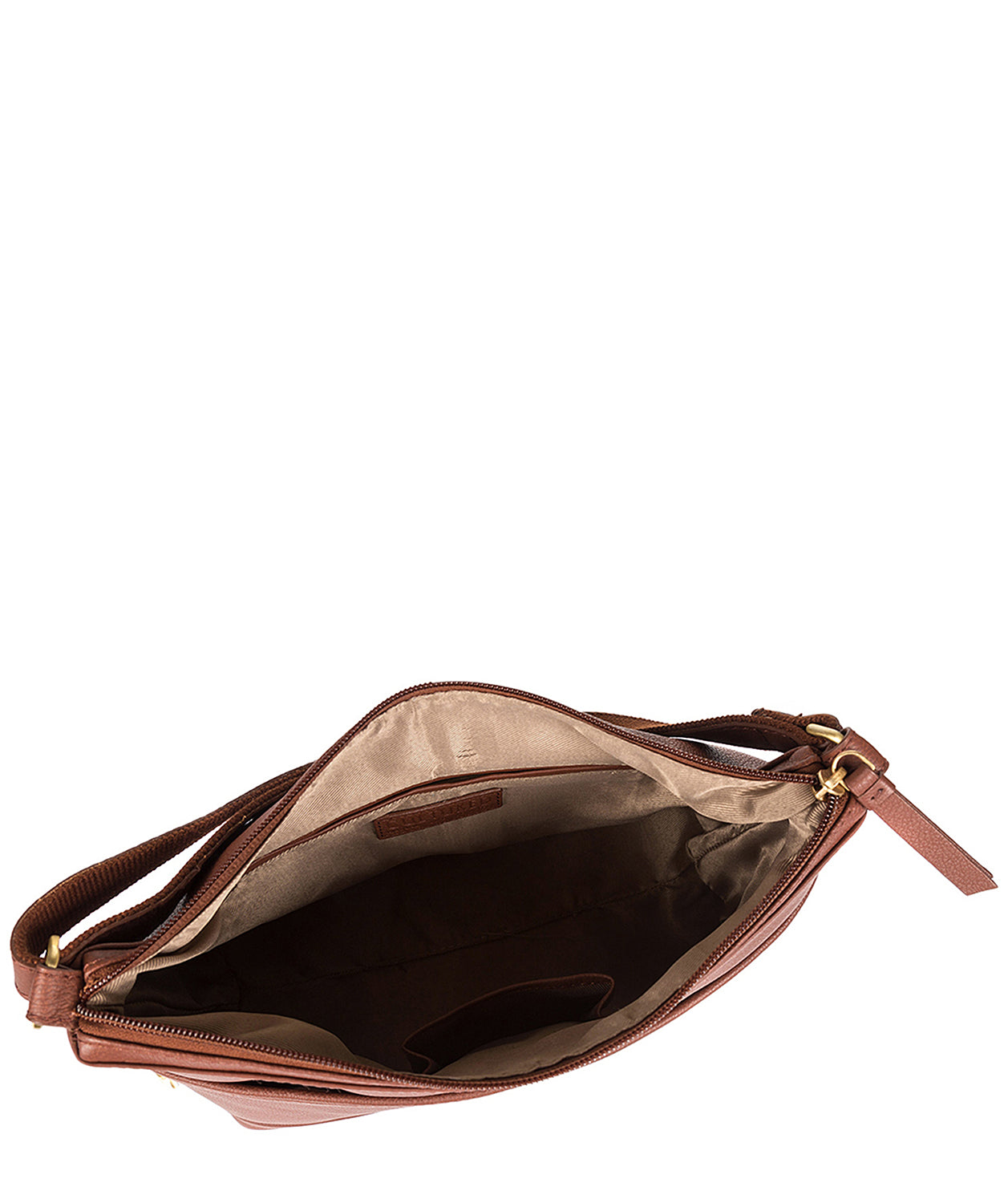 'Delilah' Sienna Brown Real Leather Bag