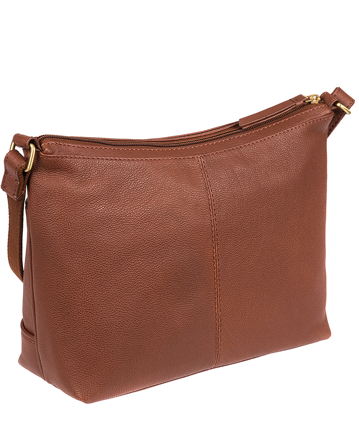 'Delilah' Sienna Brown Real Leather Bag