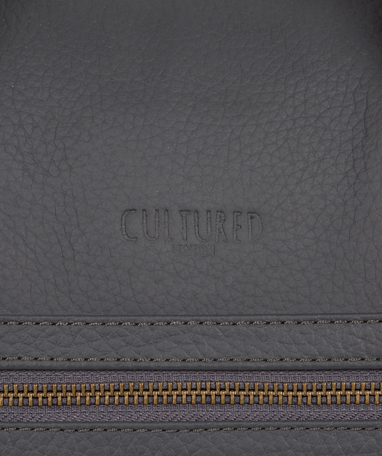 'Expedition' Dark Grey Leather Holdall image 5