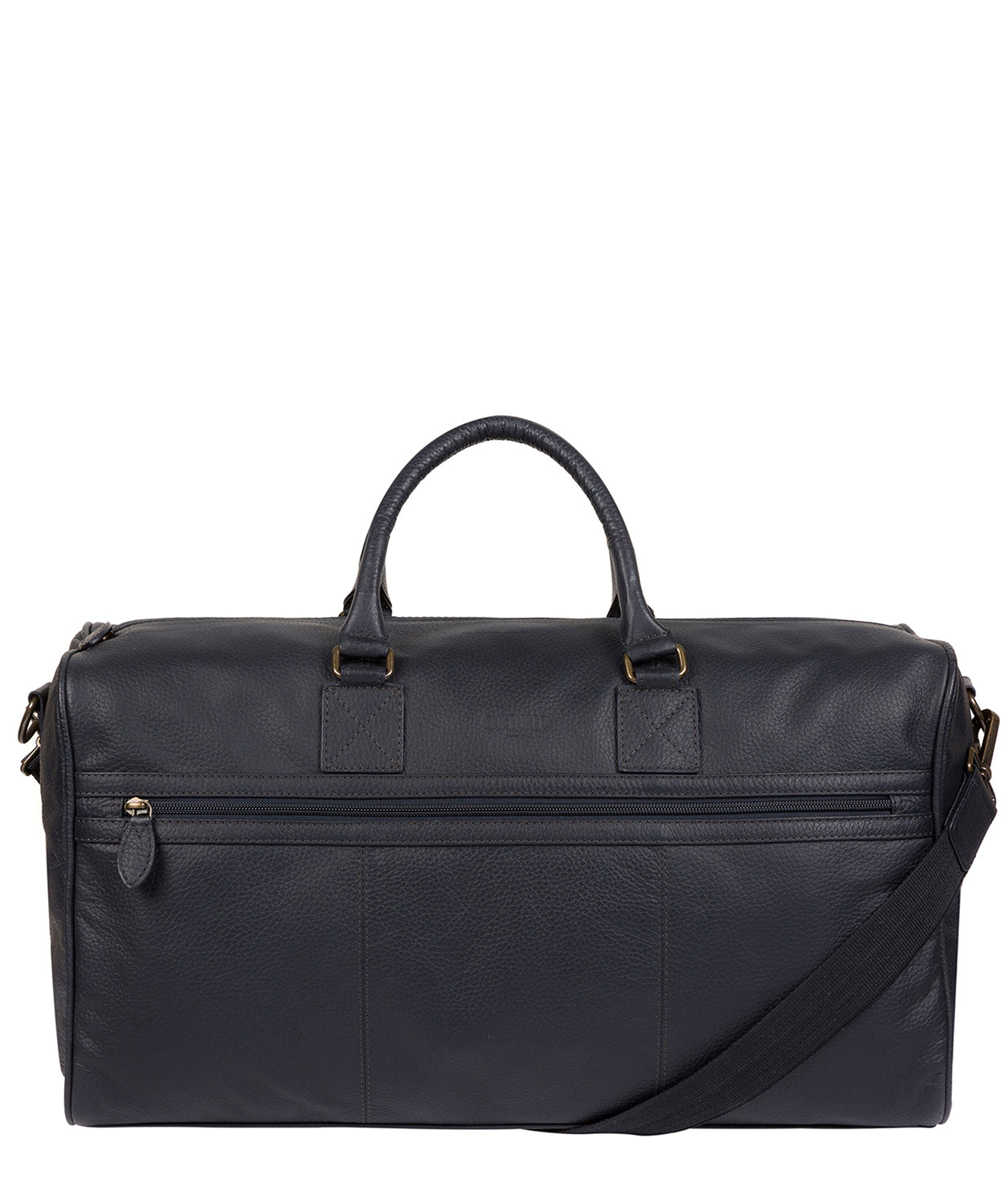 'Expedition' Navy Leather Holdall Pure Luxuries London