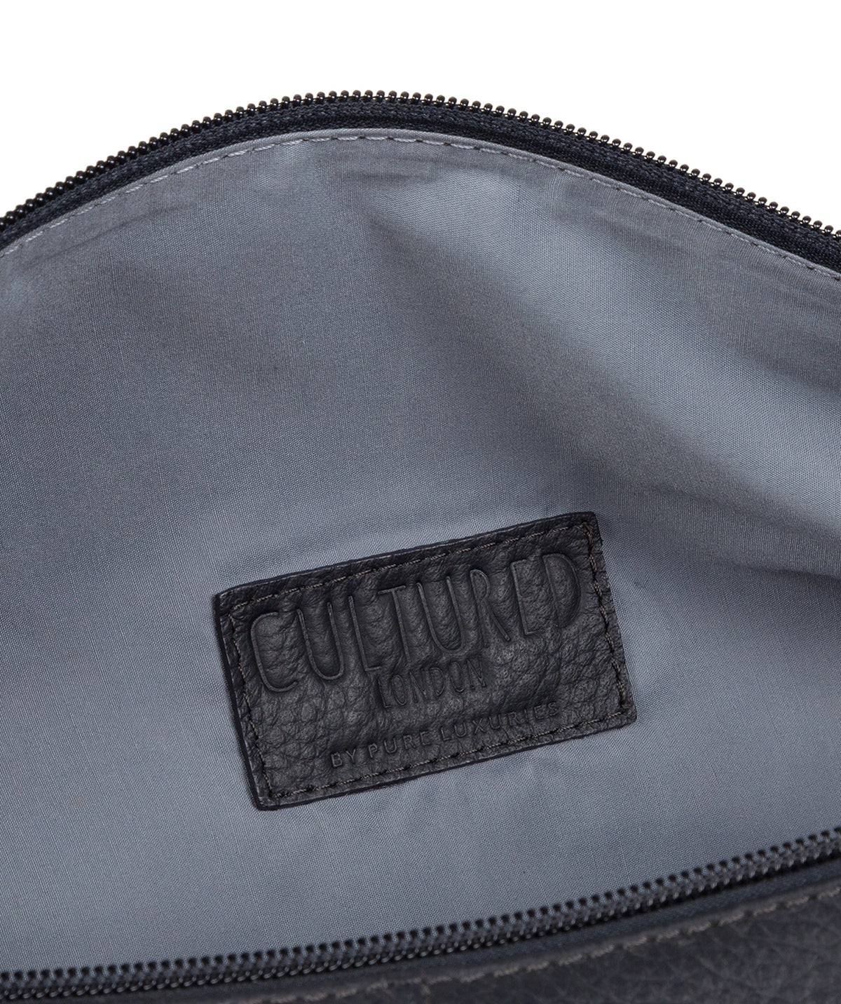 'Expedition' Navy Leather Holdall Pure Luxuries London