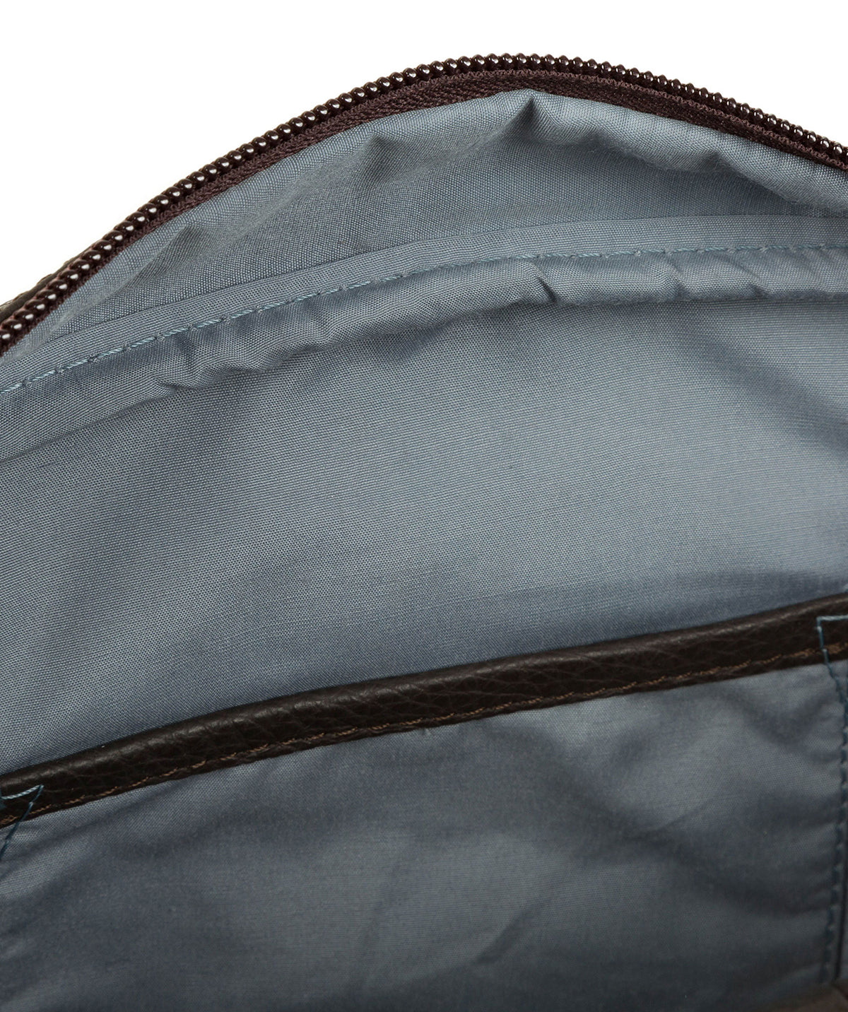 'Reaction' Dark Brown Natural Leather Messenger Bag