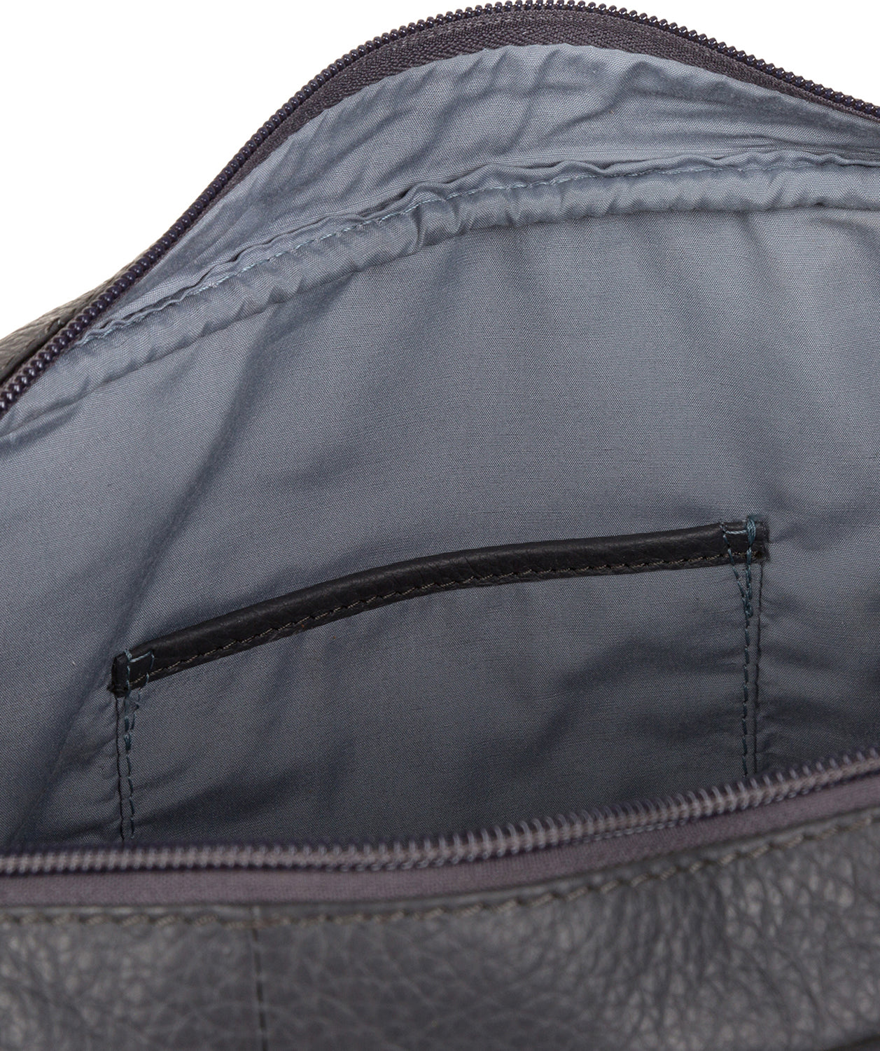 'Assignment' Dark Grey Leather Work Bag Pure Luxuries London