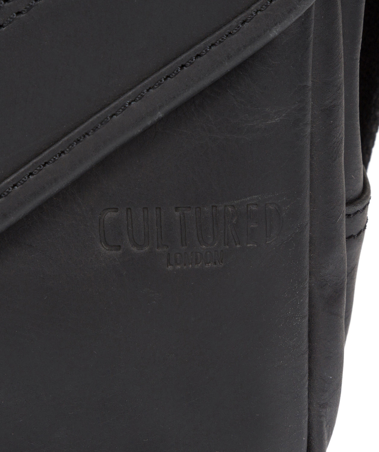 'Scene' Black Medium Leather Despatch Bag Pure Luxuries London