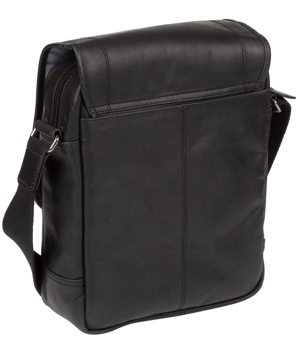 'Scene' Black Medium Leather Despatch Bag Pure Luxuries London
