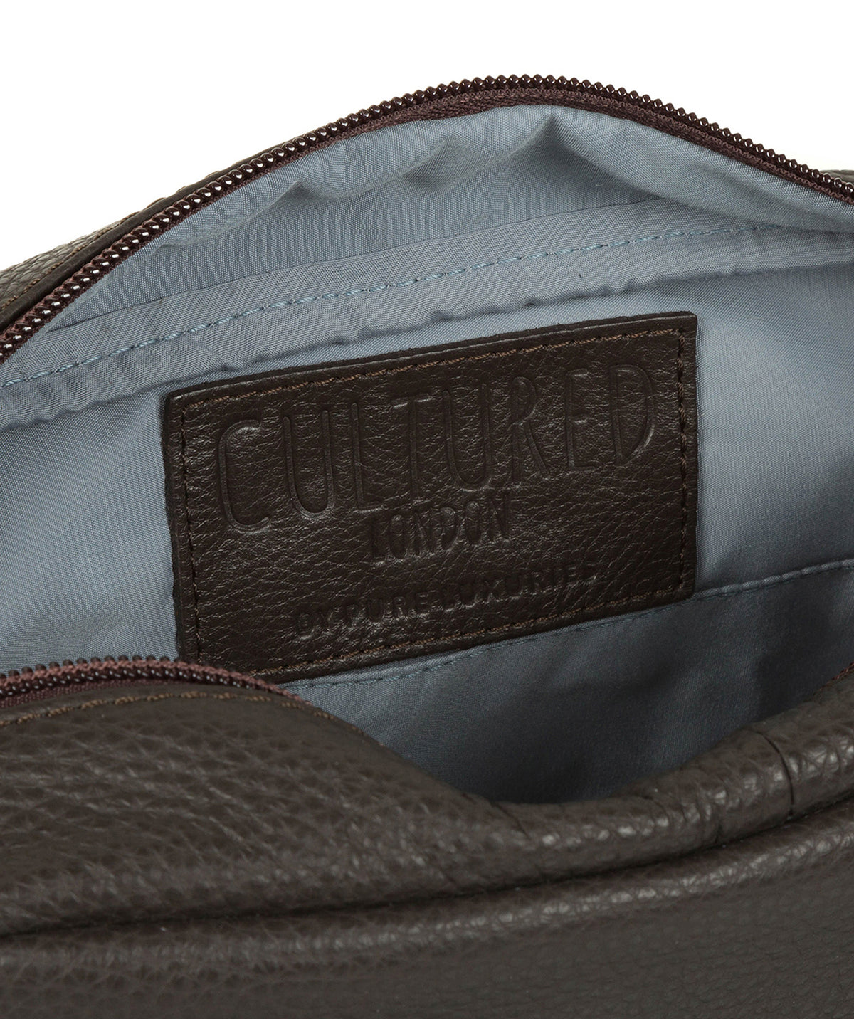 'Scene' Dark Brown Leather Despatch Bag Pure Luxuries London