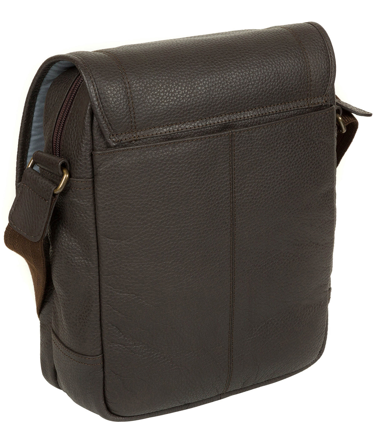 'Scene' Dark Brown Leather Despatch Bag Pure Luxuries London