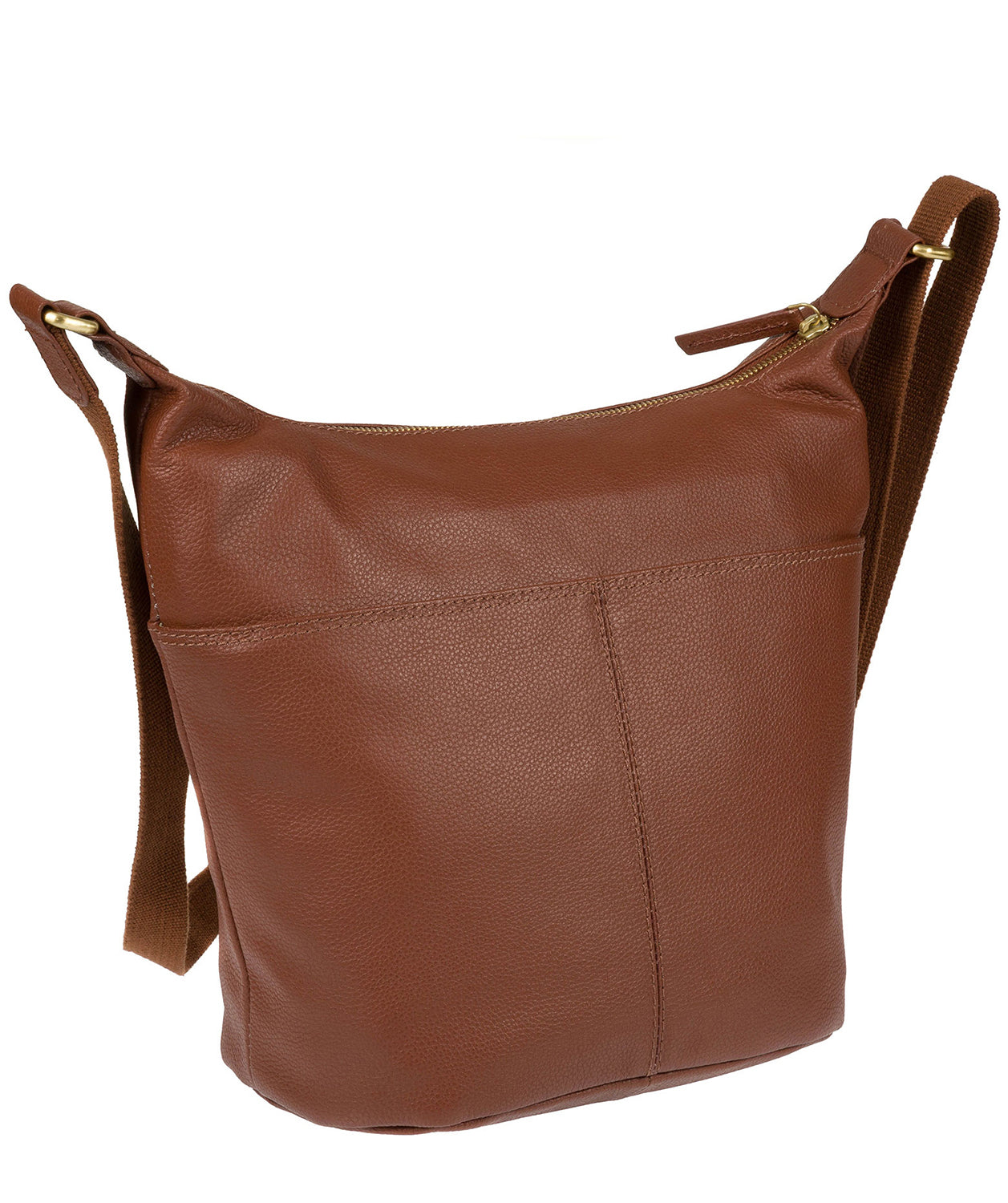 'Portinax' Sienna Brown Leather Bag image 5