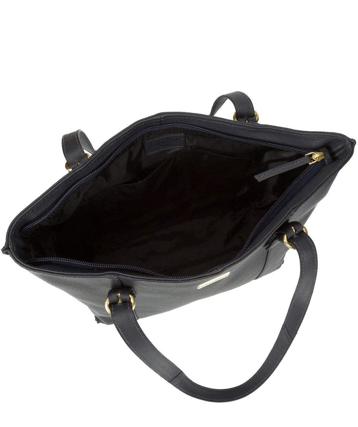 'Penny' Navy Leather Tote Bag image 4