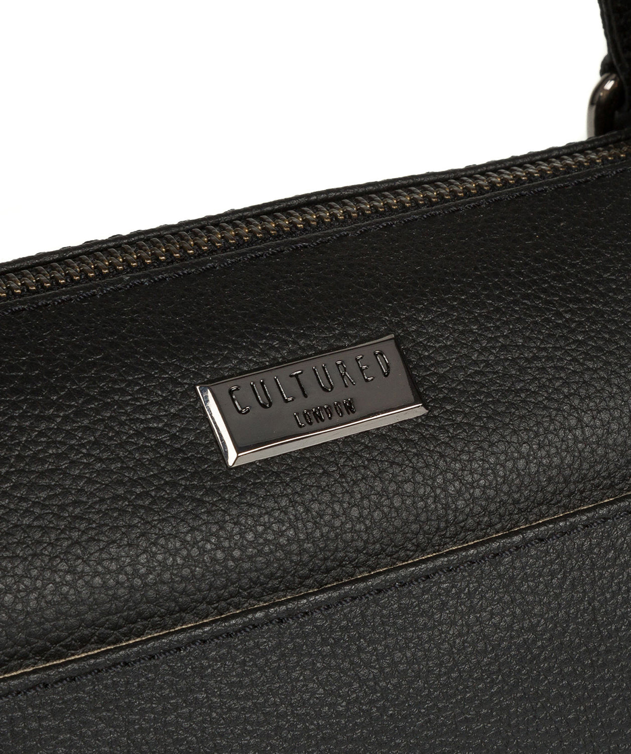 'Alma' Black Leather Bag Pure Luxuries London