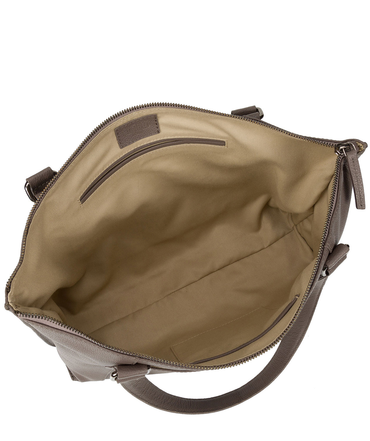 'Alma' Grey Leather Bag Pure Luxuries London