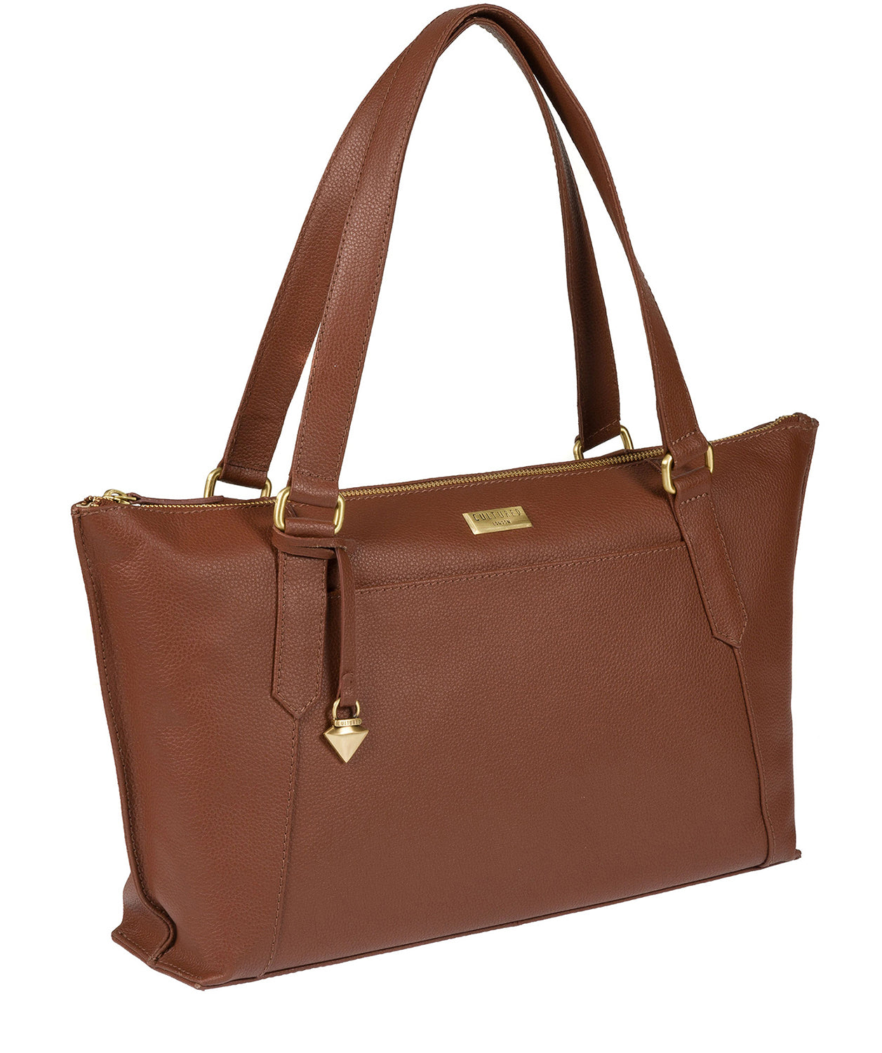 'Alma' Sienna Brown Leather Bag Pure Luxuries London