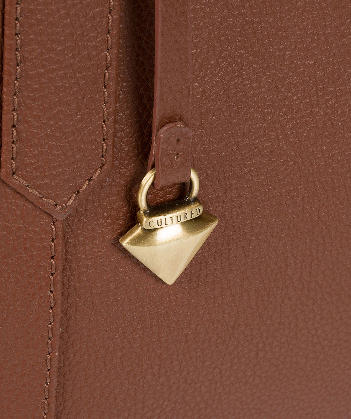 'Alma' Sienna Brown Leather Bag Pure Luxuries London