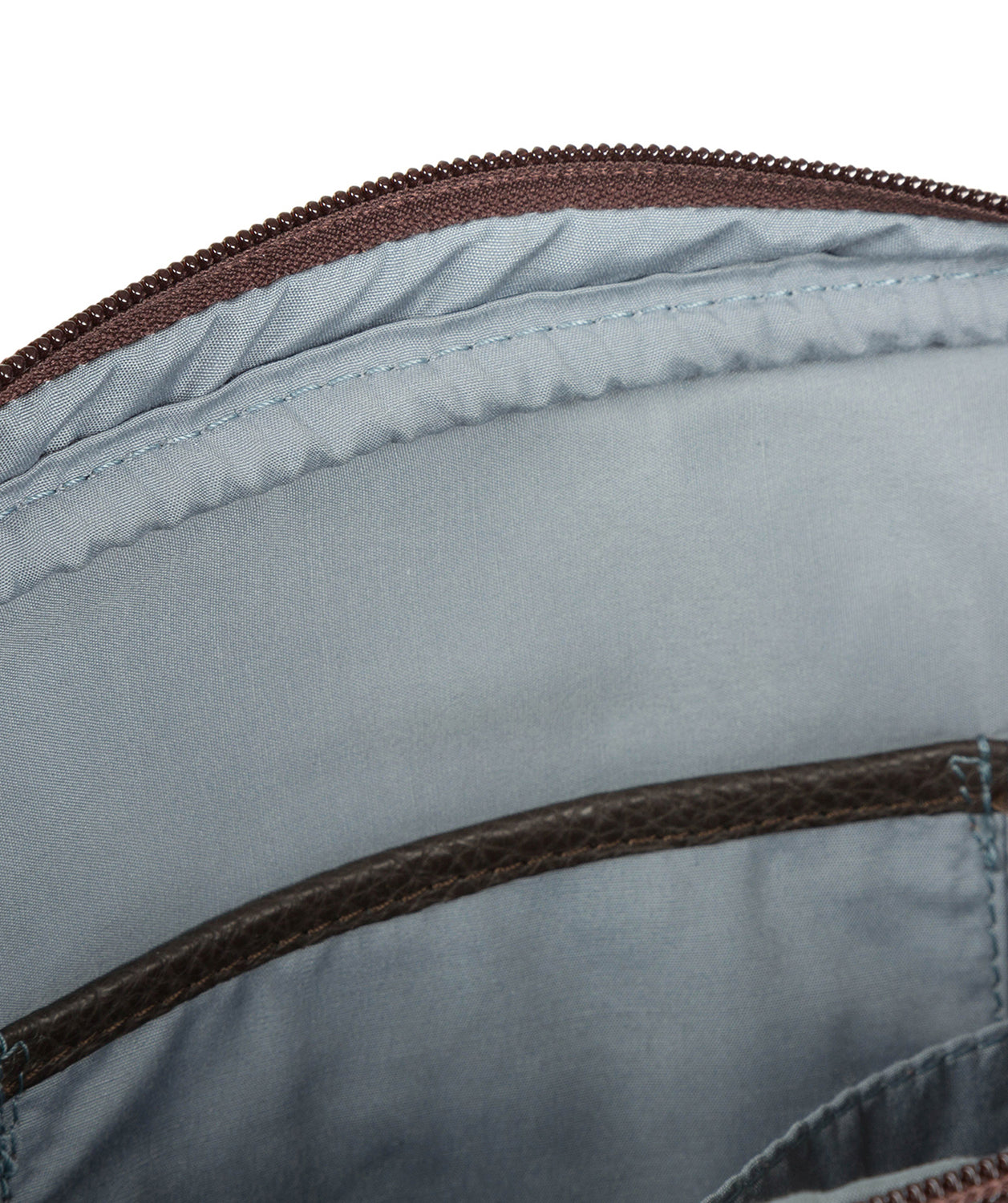 'Hop' Dark Brown Leather Despatch Bag image 7