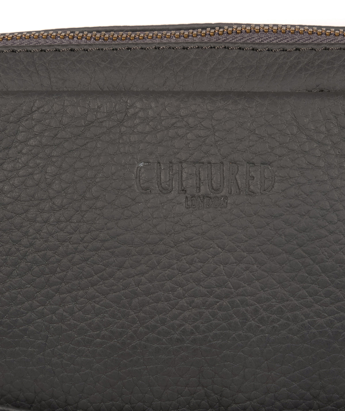 'Hop' Dark Grey Leather Despatch Bag image 5