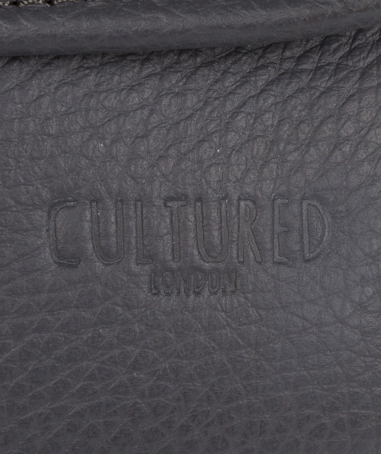 'Impact' Dark Grey Leather Messenger Bag Pure Luxuries London