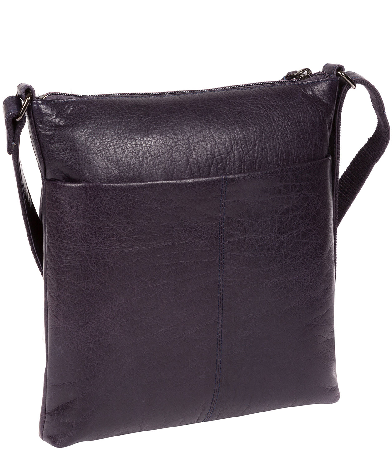 'Daar' Navy Leather Cross Body Bag