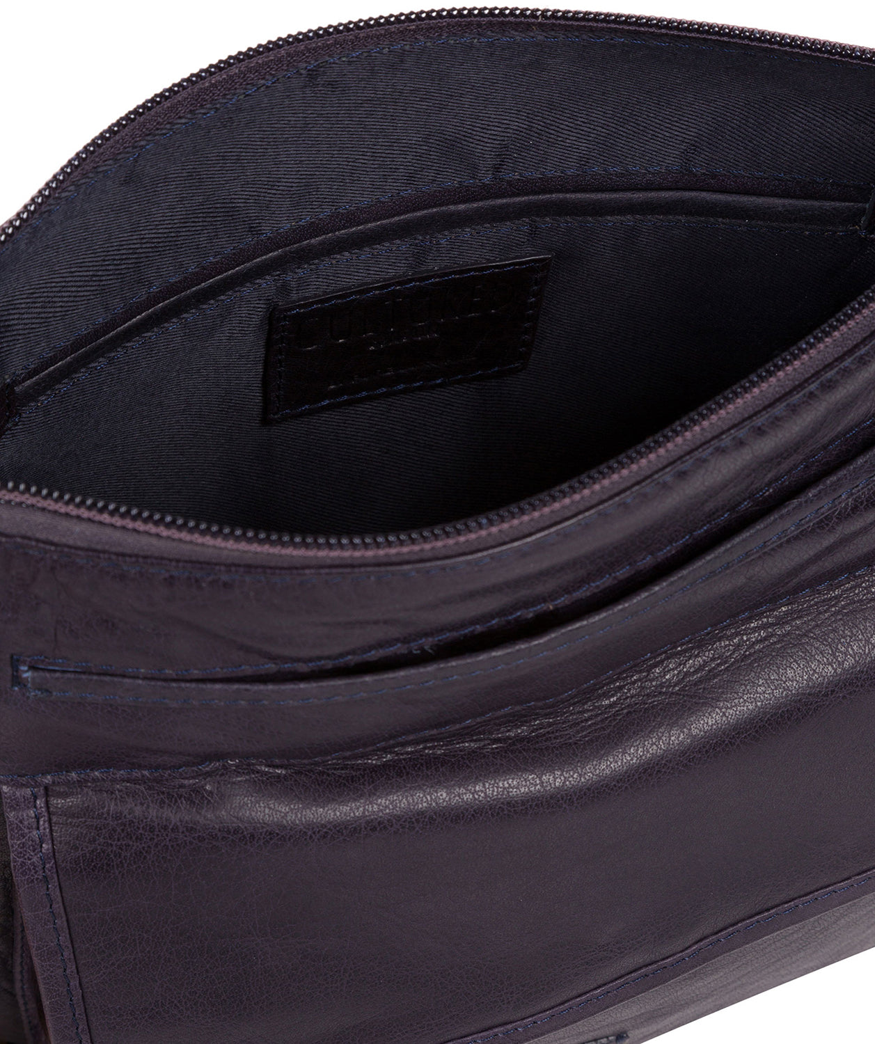 'Daar' Navy Leather Cross Body Bag