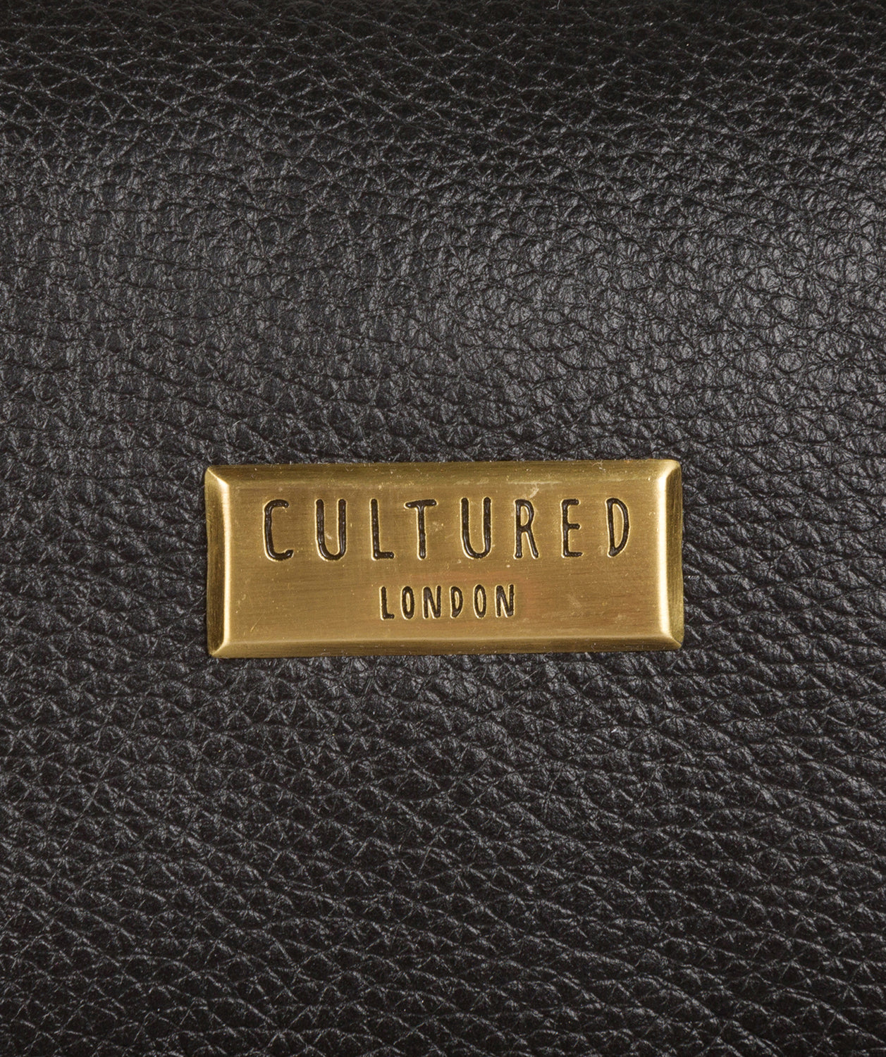 'Olivia' Black Leather Shoulder Bag image 8