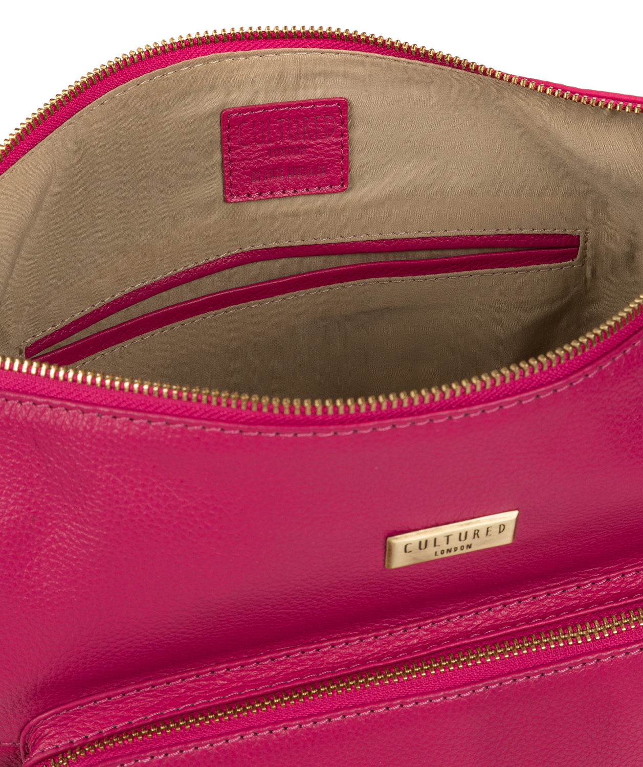 'Olivia' Cabaret Leather Shoulder Bag image 4