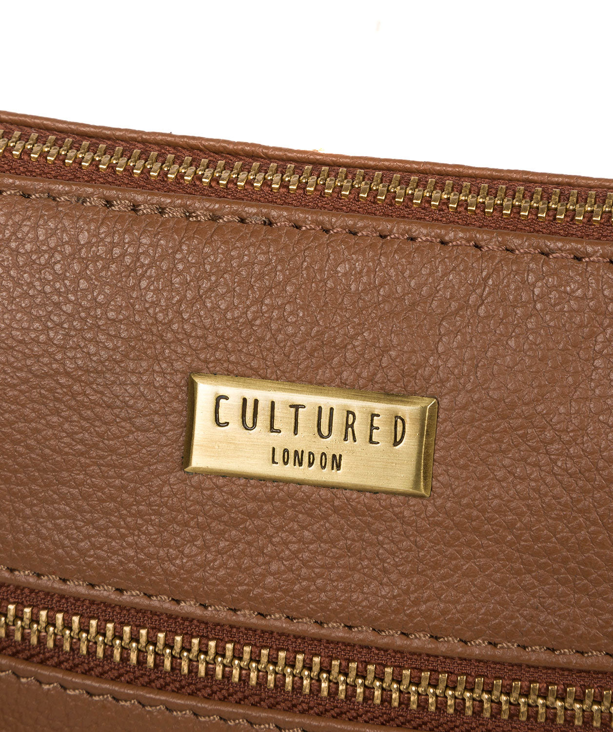 'Brooke' Tan Leather Cross Body Bag