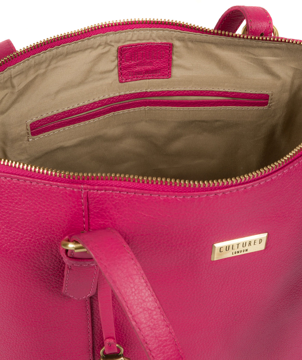 'Trinity' Cabaret Leather Tote Bag image 4