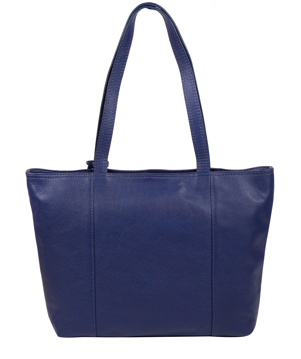 'Maya' Mazarine Blue Leather Tote Bag image 3