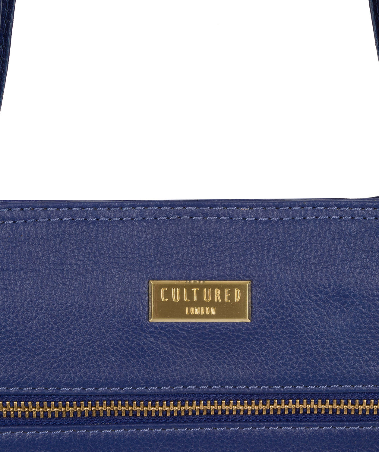 'Maya' Mazarine Blue Leather Tote Bag image 6