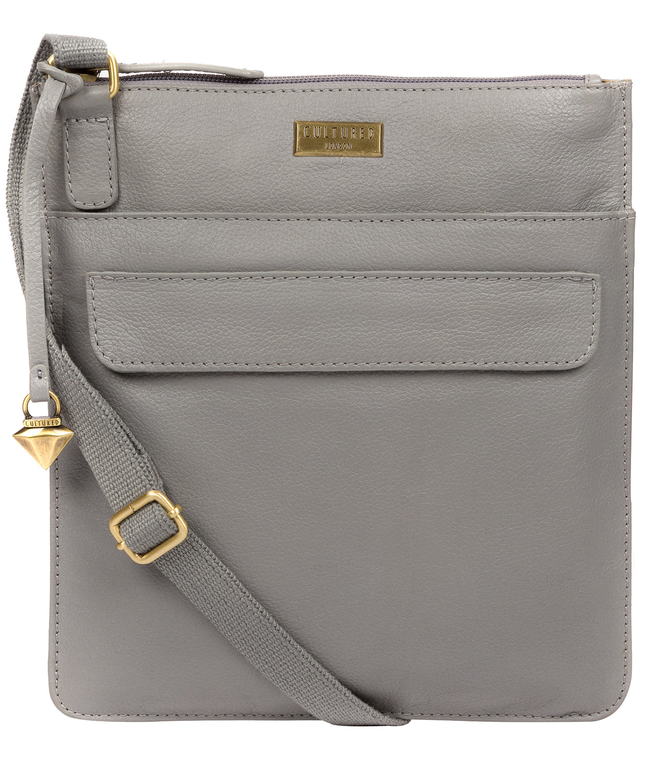 'Nevaeh' Silver Grey Cross Body Bag image 1