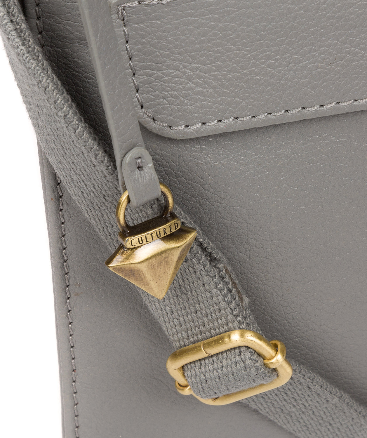 'Nevaeh' Silver Grey Cross Body Bag image 5