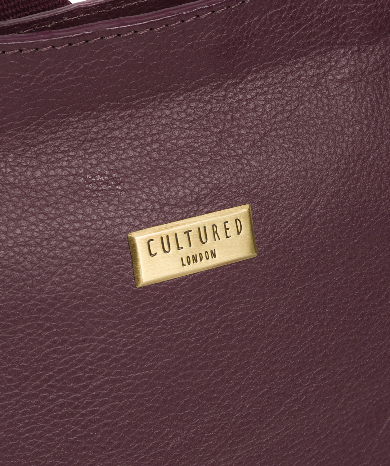 'Priya' Fig Leather Backpack image 6